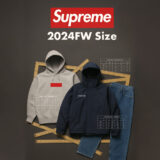 Supreme 24FW サイズ表｜全アイテムをカテゴリ･発売日で簡単検索！【シュプリーム/2024FW対応】