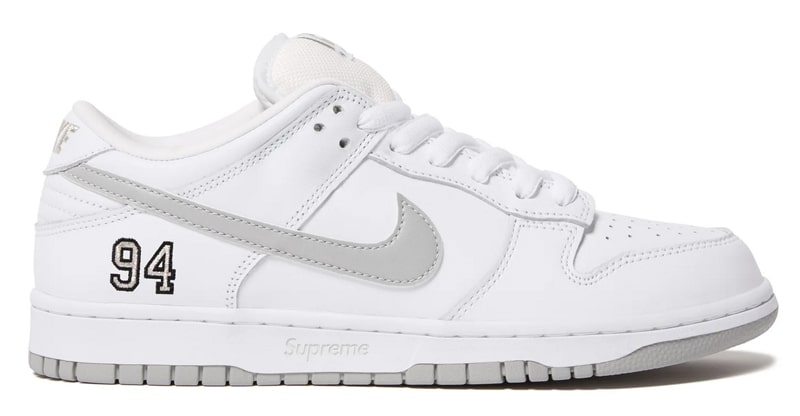 Supreme 25FW Week2 Nike SB Dunk Low White（シュプリーム×ナイキSB ダンク ロー ホワイト）HQ8487-100