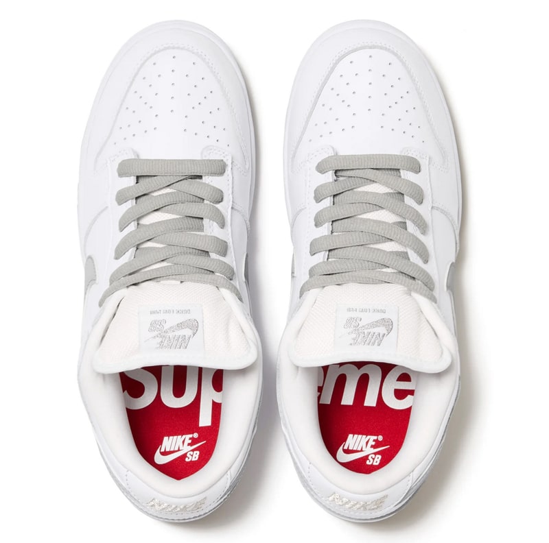 Supreme 25FW Week2 Nike SB Dunk Low White（シュプリーム×ナイキSB ダンク ロー ホワイト）HQ8487-100