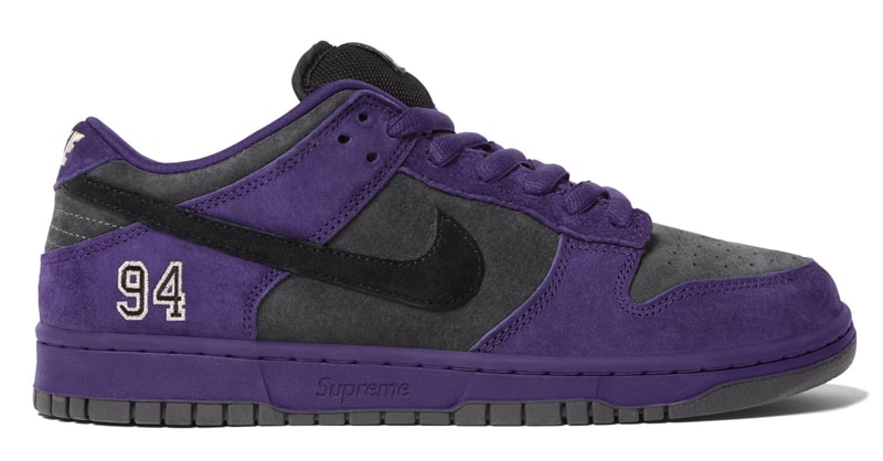 Supreme 25FW Week2 Nike SB Dunk Low Purple（シュプリーム×ナイキSB ダンク ロー パープル）HQ8487-500