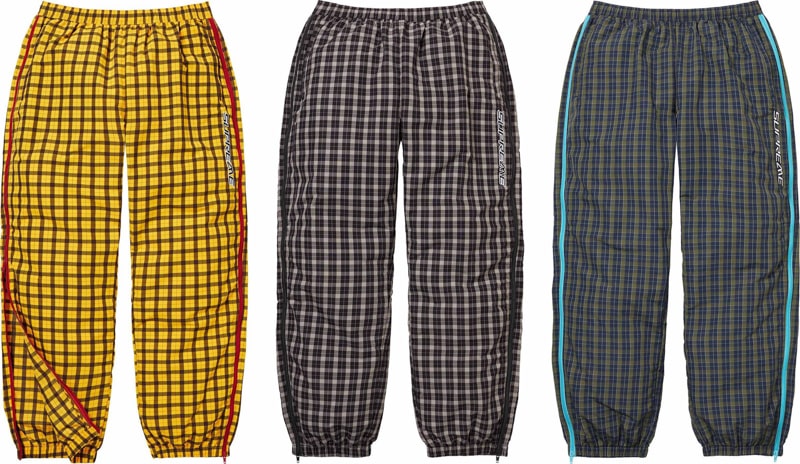 Supreme（シュプリーム） 2025FW Week6 Plaid Warm Up Pant