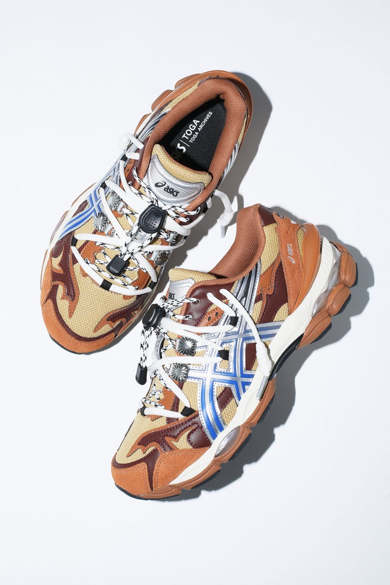 TOGA ARCHIVES×ASICS GEL-CUMULUS 16 TG（トーガ アーカイブス×アシックス ゲルキュムラス 16 TG）Brown/Blue Pure Silver 1203A838.200