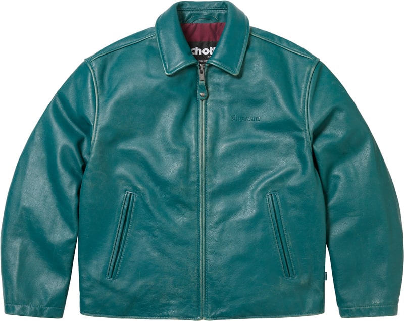 Supreme（シュプリーム） 2025FW Weel11 Supreme®/Schott® Leather Racer Jacket