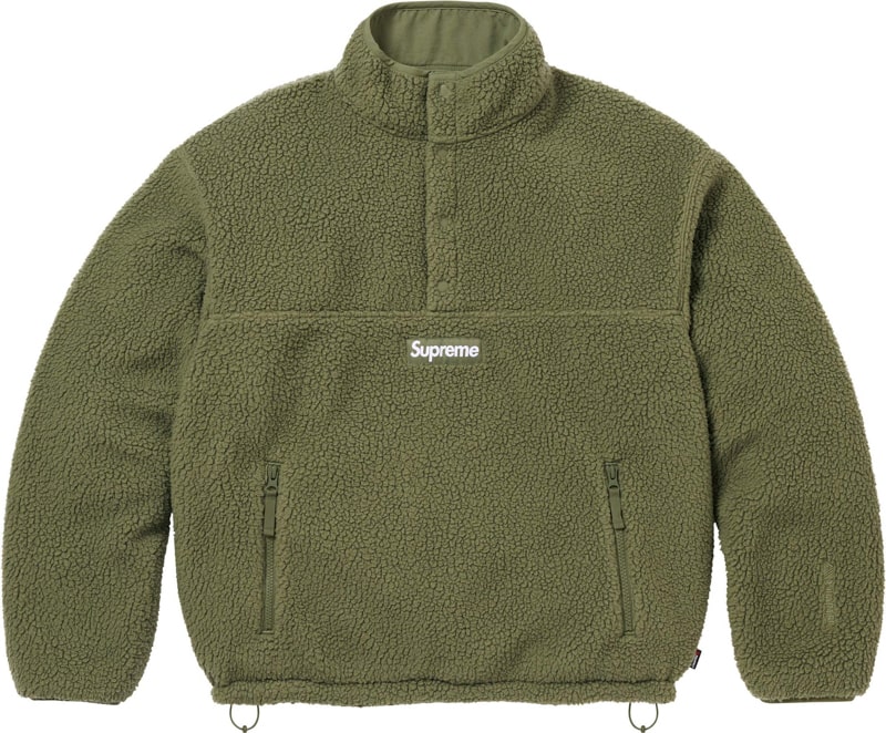 Supreme（シュプリーム） 2025FW Week8 Polartec® Shearling Reversible Pullover