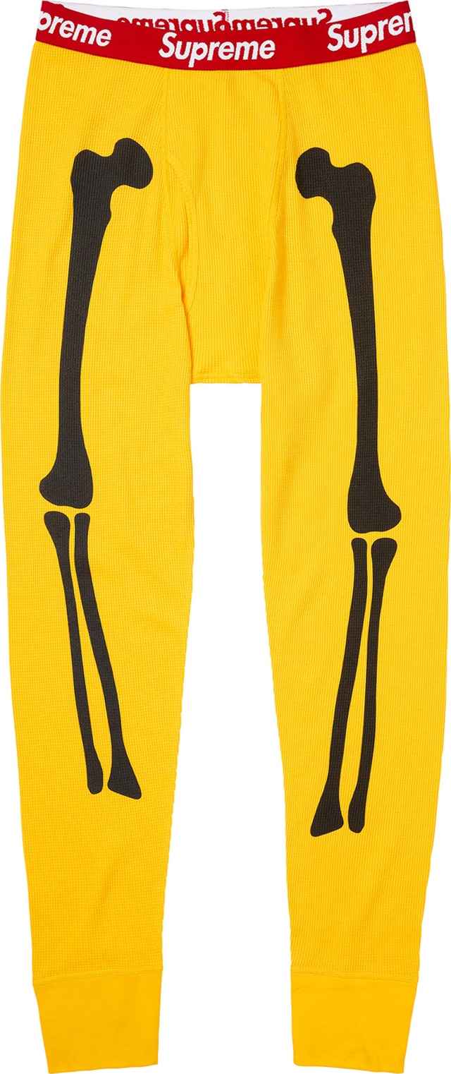 Supreme（シュプリーム）2025FW Week9 Fox Racineコラボ Supreme®/Hanes® Bones Thermal Pant (1 Pack)