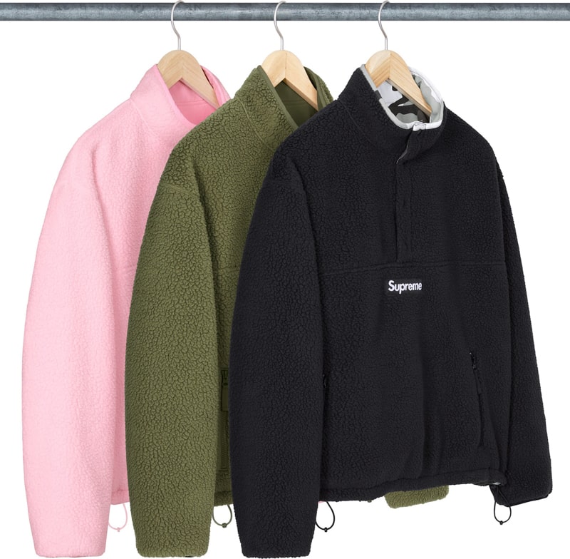 Supreme（シュプリーム） 2025FW Week8 Polartec® Shearling Reversible Pullover