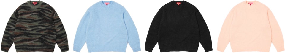 Supreme(シュプリーム) 2025FW Week10 Brushed Mohair Sweater
