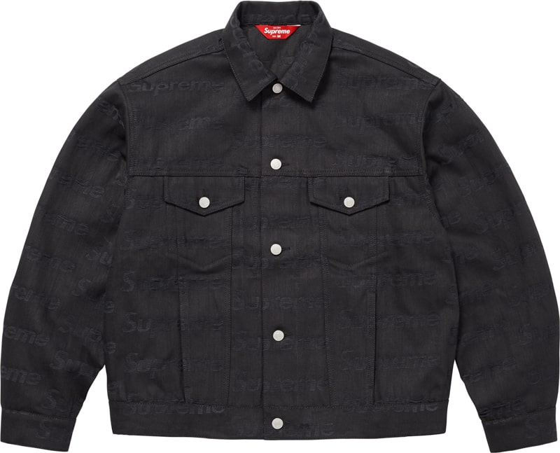 Supreme（シュプリーム） 2025FW Week10 Jacquard Logos Denim Trucker Jacket