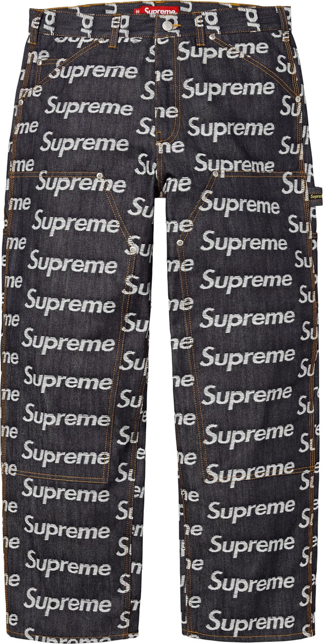 Supreme（シュプリーム） 2025FW Week10 Jacquard Logos Double Knee Denim Painter Jean