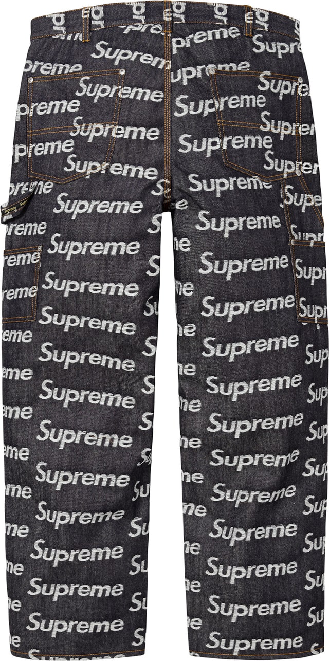 Supreme（シュプリーム） 2025FW Week10 Jacquard Logos Double Knee Denim Painter Jean