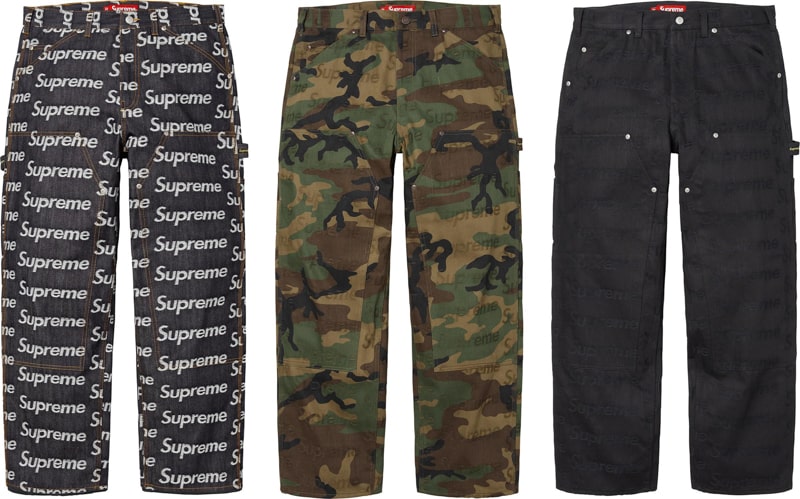 Supreme(シュプリーム) 2025FW Week10 Jacquard Logos Double Knee Denim Painter Jean