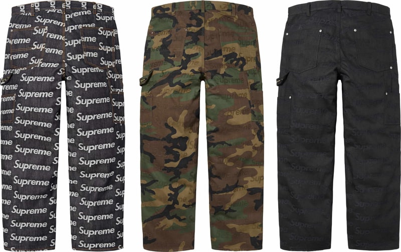 Supreme（シュプリーム） 2025FW Week10 Jacquard Logos Double Knee Denim Painter Jean