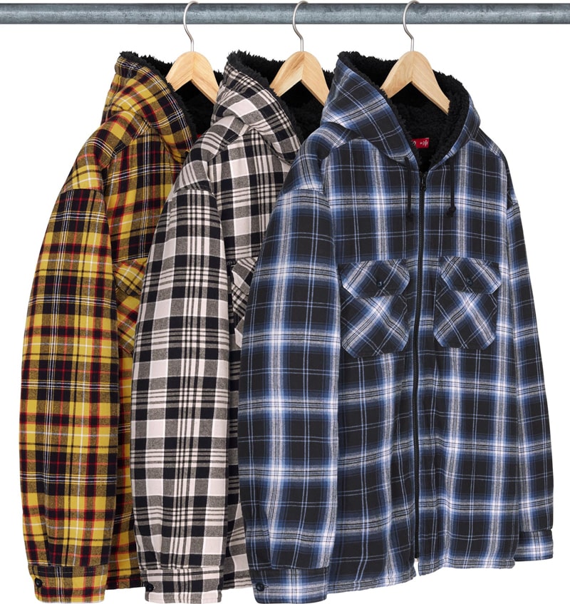 Supreme(シュプリーム) 2025FW Week10 Lined Zip Up Hooded Flannel Shirt