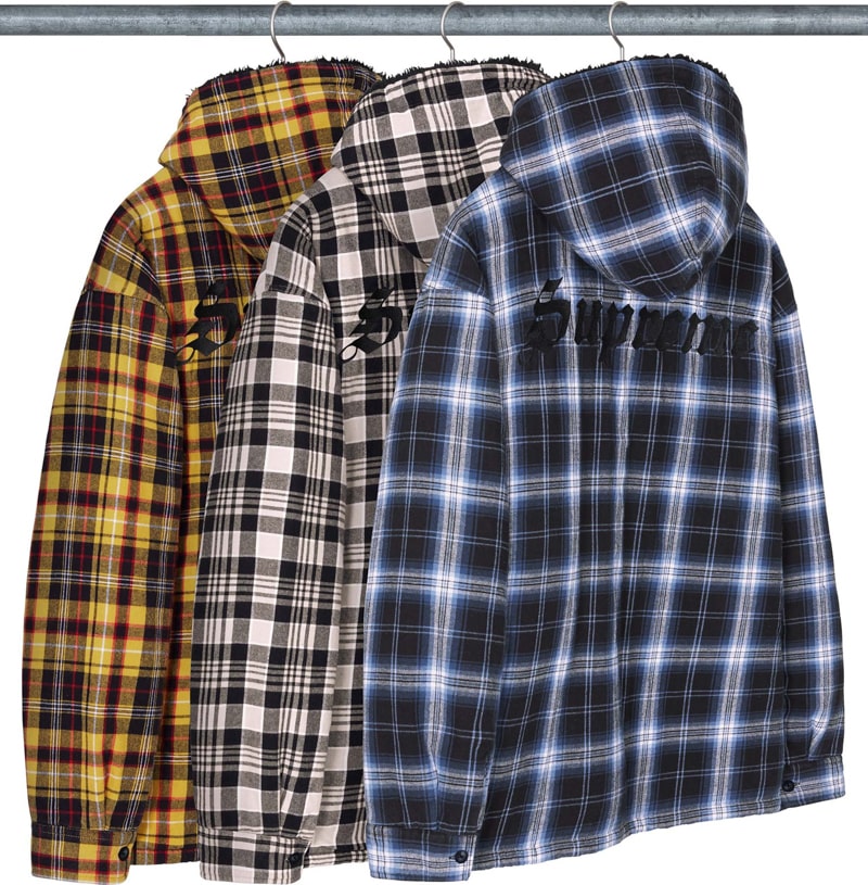 Supreme（シュプリーム） 2025FW Week10 Lined Zip Up Hooded Flannel Shirt
