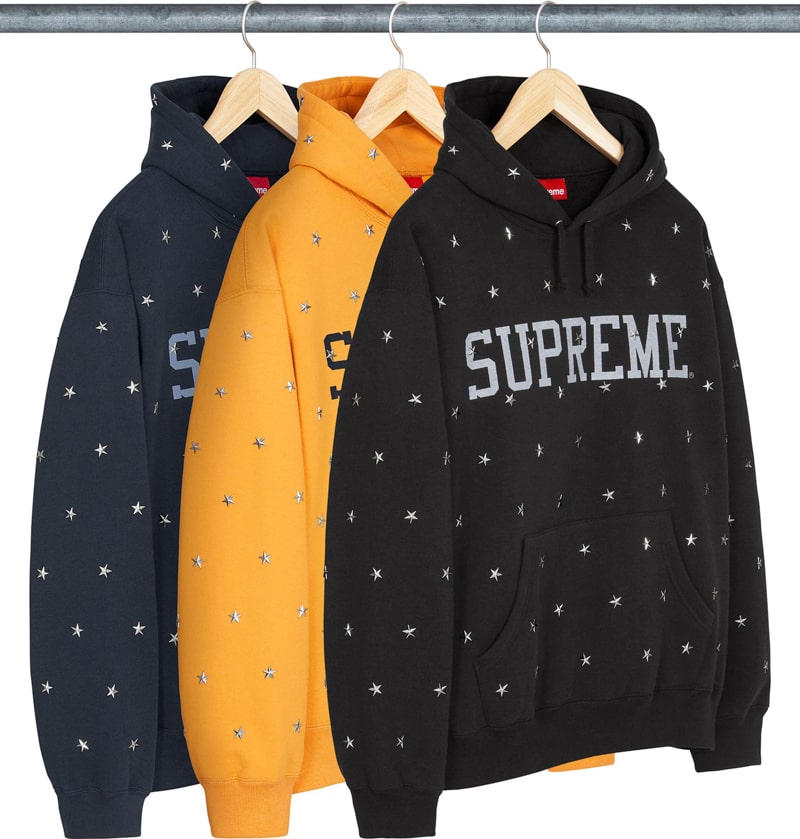 Supreme(シュプリーム) 2025FW Week10 Stars Studded Hooded Sweatshirt