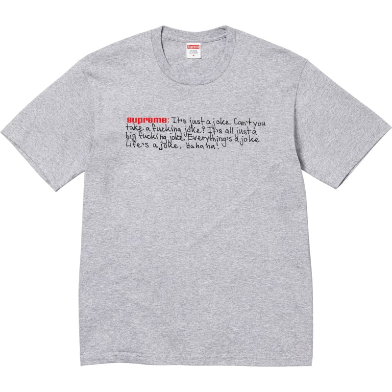 Supreme（シュプリーム） 2025FW Week7 Joke Tee