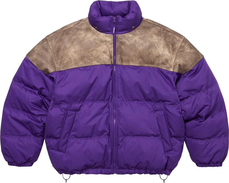 Supreme（シュプリーム） 2025FW Week7 Leather Yoke Puffer Jacket