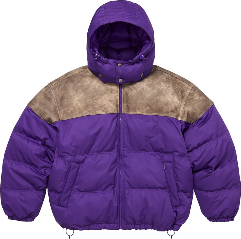 Supreme（シュプリーム） 2025FW Week7 Leather Yoke Puffer Jacket