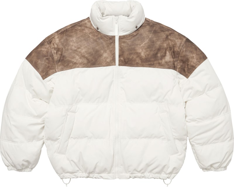 Supreme（シュプリーム） 2025FW Week7 Leather Yoke Puffer Jacket