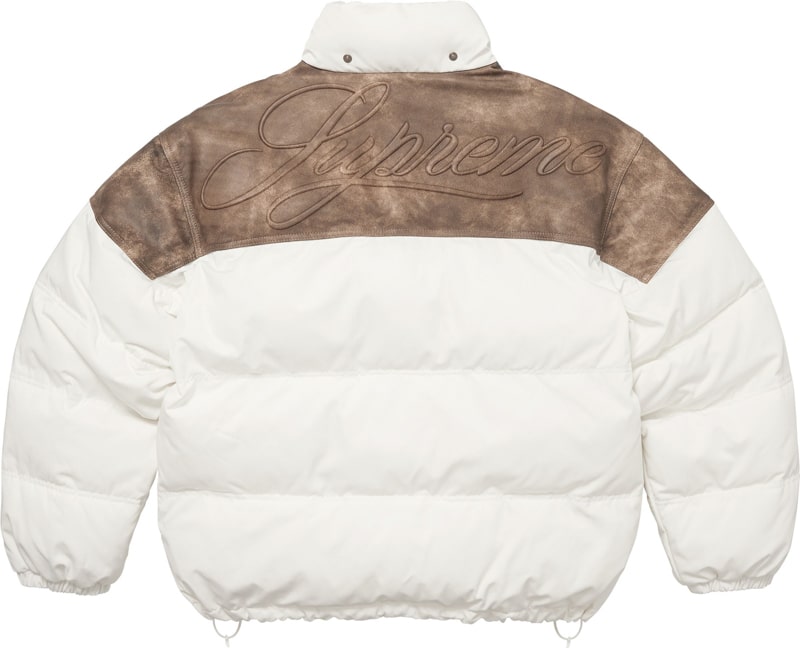 Supreme（シュプリーム） 2025FW Week7 Leather Yoke Puffer Jacket