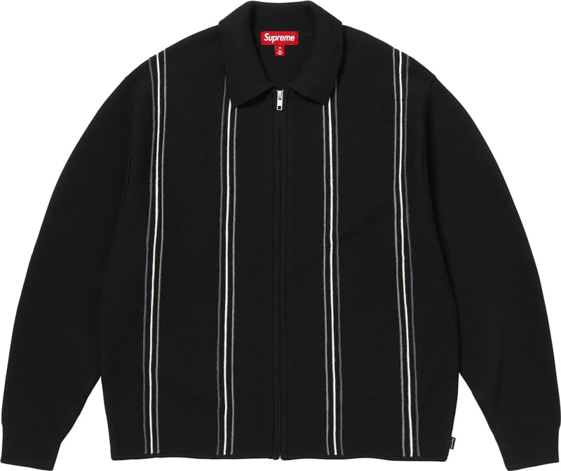 Supreme（シュプリーム） 2025FW Week7 Stripe Zip Up Polo Sweater