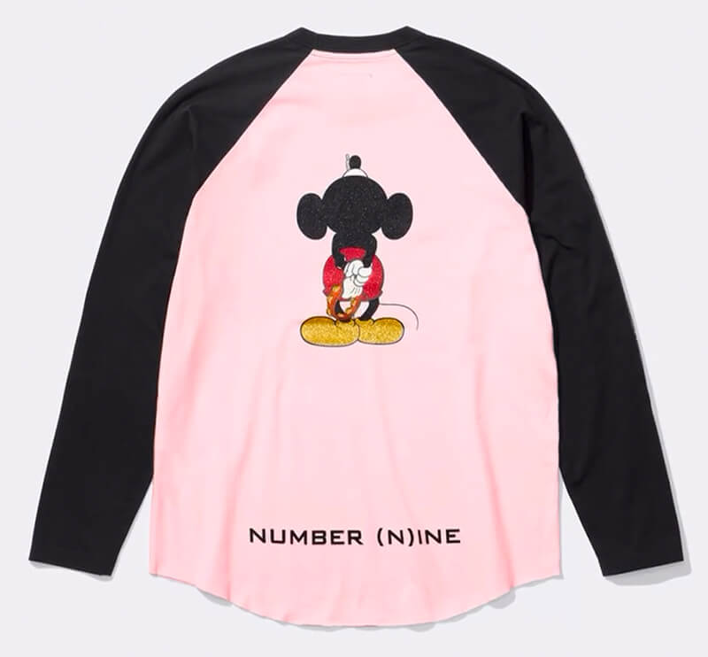 Supreme（シュプリーム） 2025FW Week8 Number (N)ine®/Mickey Mouse Raglan L/S Top
