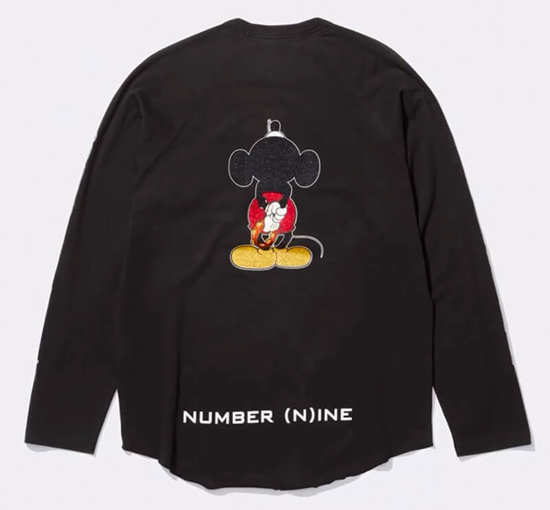 Supreme（シュプリーム） 2025FW Week8 Number (N)ine®/Mickey Mouse Raglan L/S Top