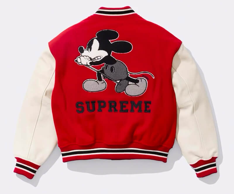 Supreme（シュプリーム） 2025FW Week8 Number (N)ine®/Mickey Mouse Varsity Jacket