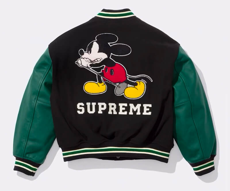Supreme（シュプリーム） 2025FW Week8 Number (N)ine®/Mickey Mouse Varsity Jacket