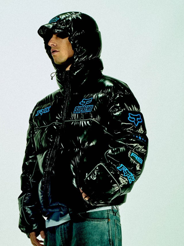Supreme（シュプリーム）2025FW Week9 Fox Racineコラボ 着用画像（着画）