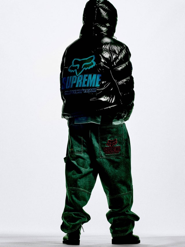 Supreme（シュプリーム）2025FW Week9 Fox Racineコラボ 着用画像（着画）