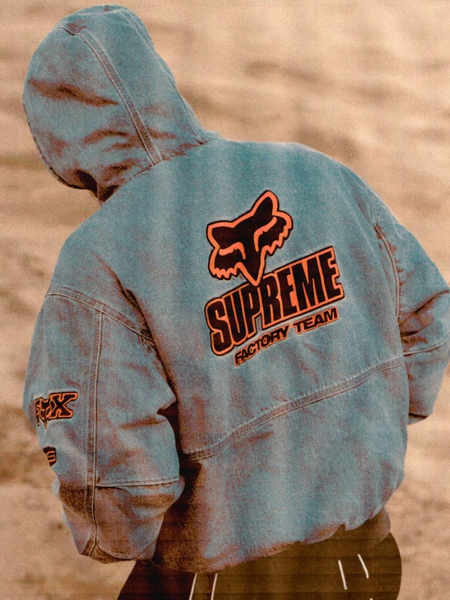 Supreme（シュプリーム）2025FW Week9 Fox Racineコラボ 着用画像（着画）