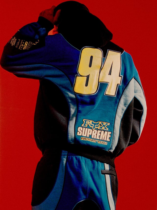 Supreme（シュプリーム）2025FW Week9 Fox Racineコラボ 着用画像（着画）