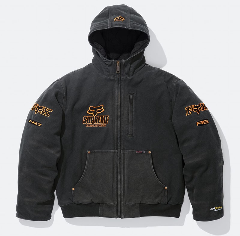 Supreme（シュプリーム）2025FW Week9 Fox Racineコラボ Hooded Work Jacket