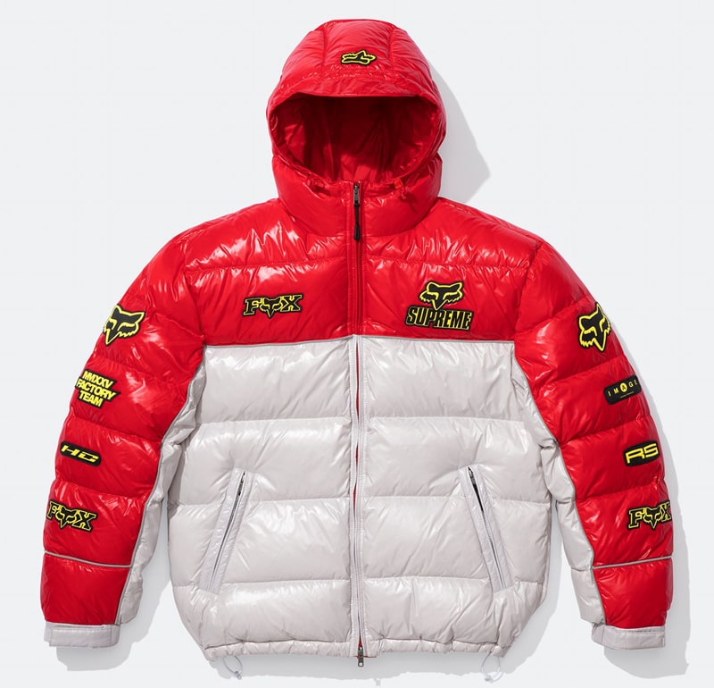 Supreme（シュプリーム）2025FW Week9 Fox Racineコラボ Shiny Down Puffer Jacket