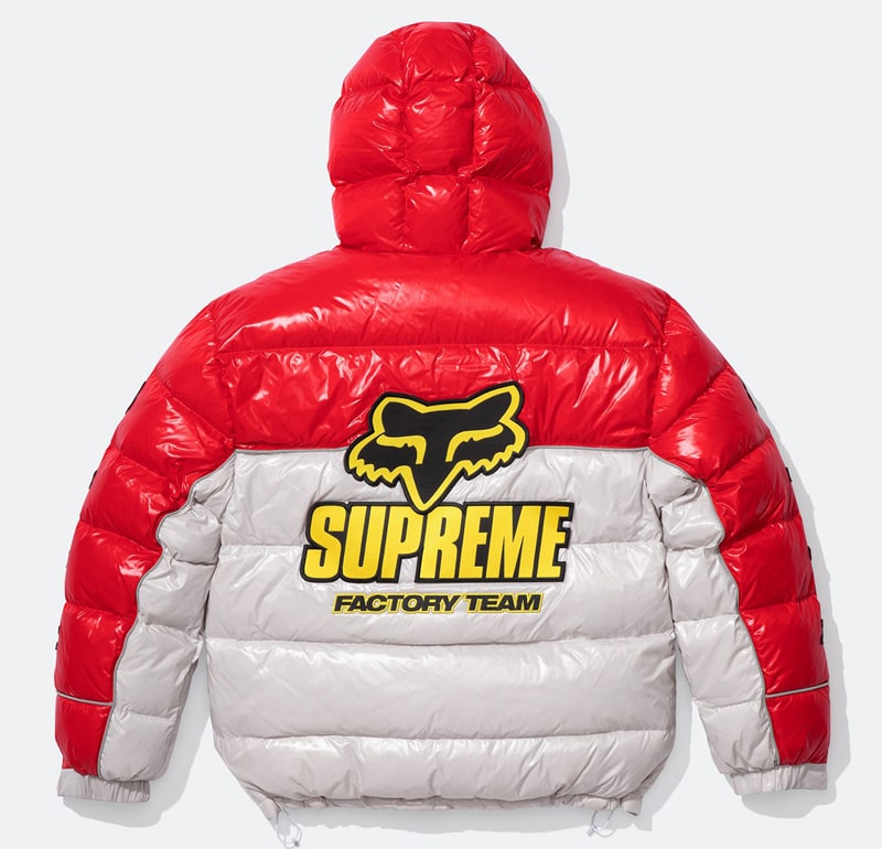 Supreme（シュプリーム）2025FW Week9 Fox Racineコラボ Shiny Down Puffer Jacket