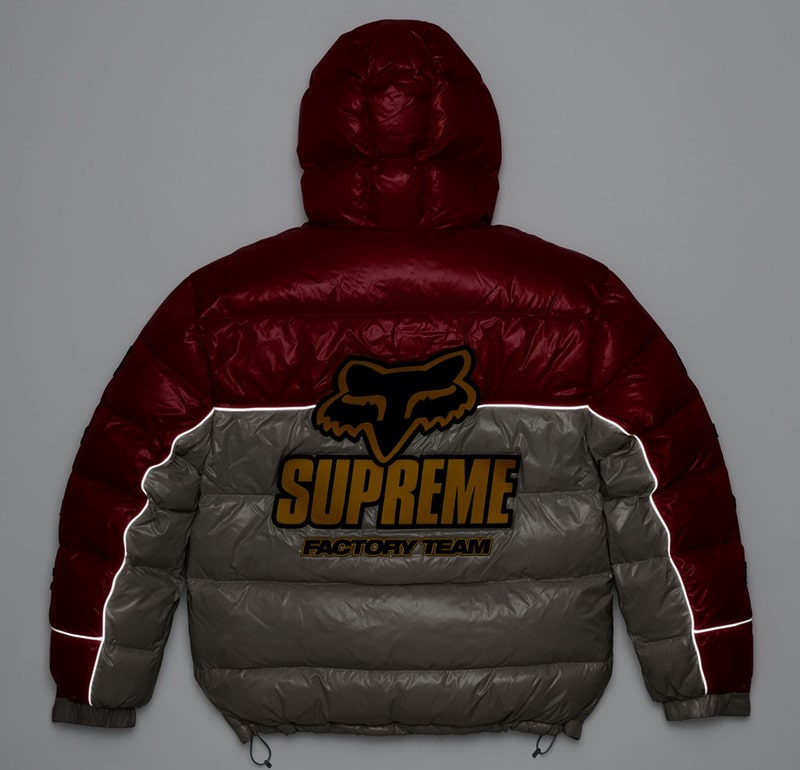 Supreme（シュプリーム）2025FW Week9 Fox Racineコラボ Shiny Down Puffer Jacket