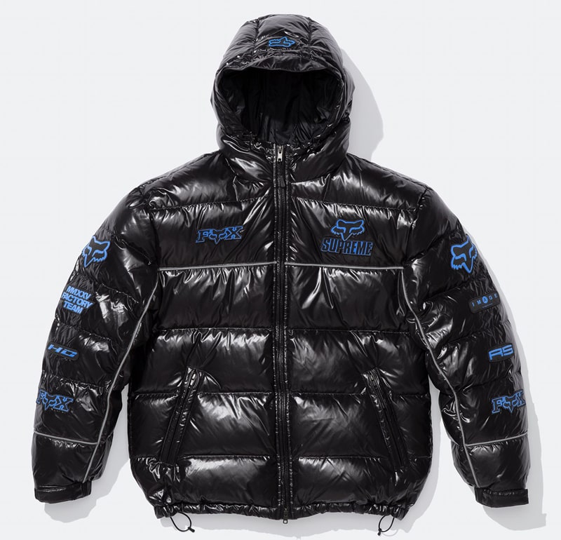 Supreme（シュプリーム）2025FW Week9 Fox Racineコラボ Shiny Down Puffer Jacket