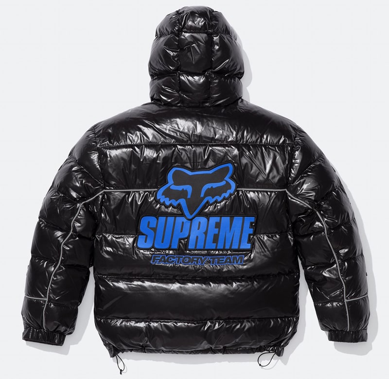 Supreme（シュプリーム）2025FW Week9 Fox Racineコラボ Shiny Down Puffer Jacket