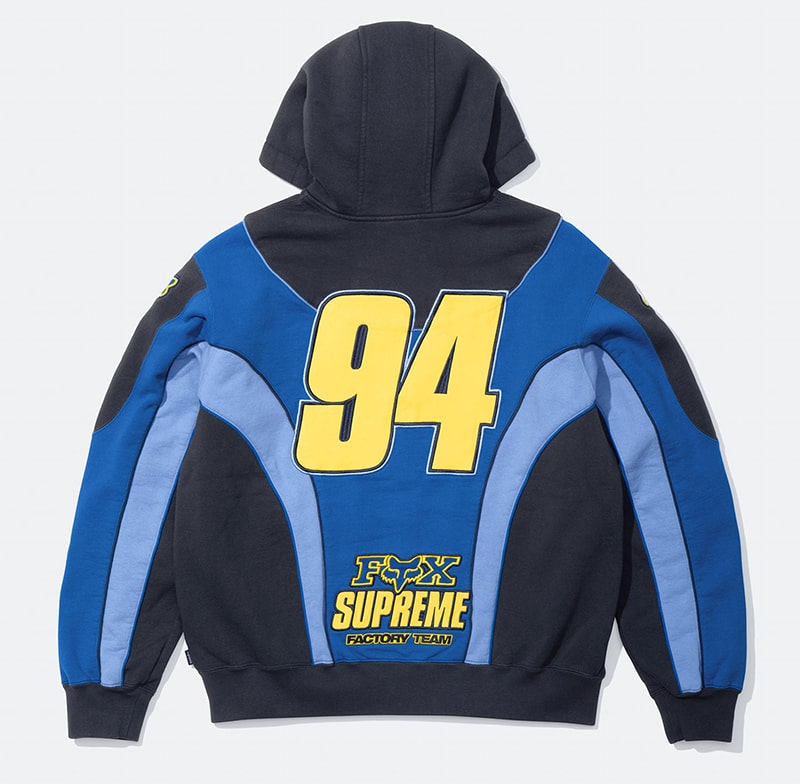 Supreme（シュプリーム）2025FW Week9 Fox Racineコラボ Zip Up Hooded Sweatshirt