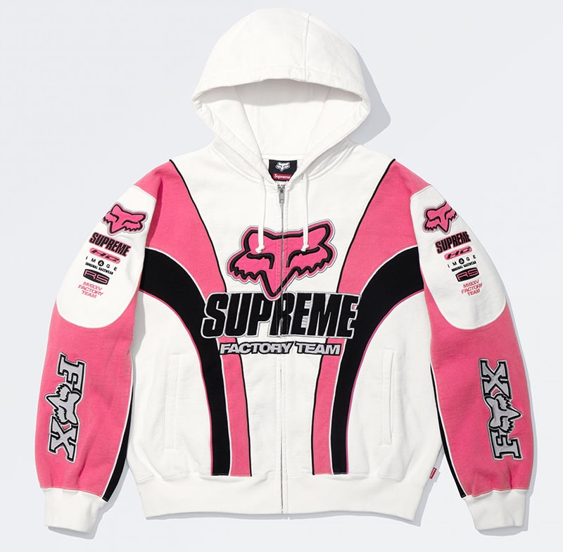 Supreme（シュプリーム）2025FW Week9 Fox Racineコラボ Zip Up Hooded Sweatshirt