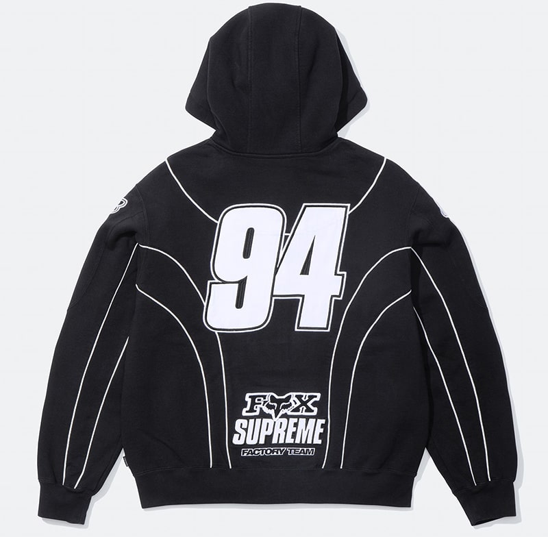Supreme（シュプリーム）2025FW Week9 Fox Racineコラボ Zip Up Hooded Sweatshirt