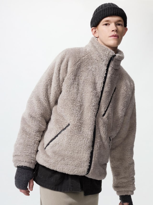 UNIQLO x NEEDLES（ユニクロ×ニードルズ） フリースジャケット ベージュ