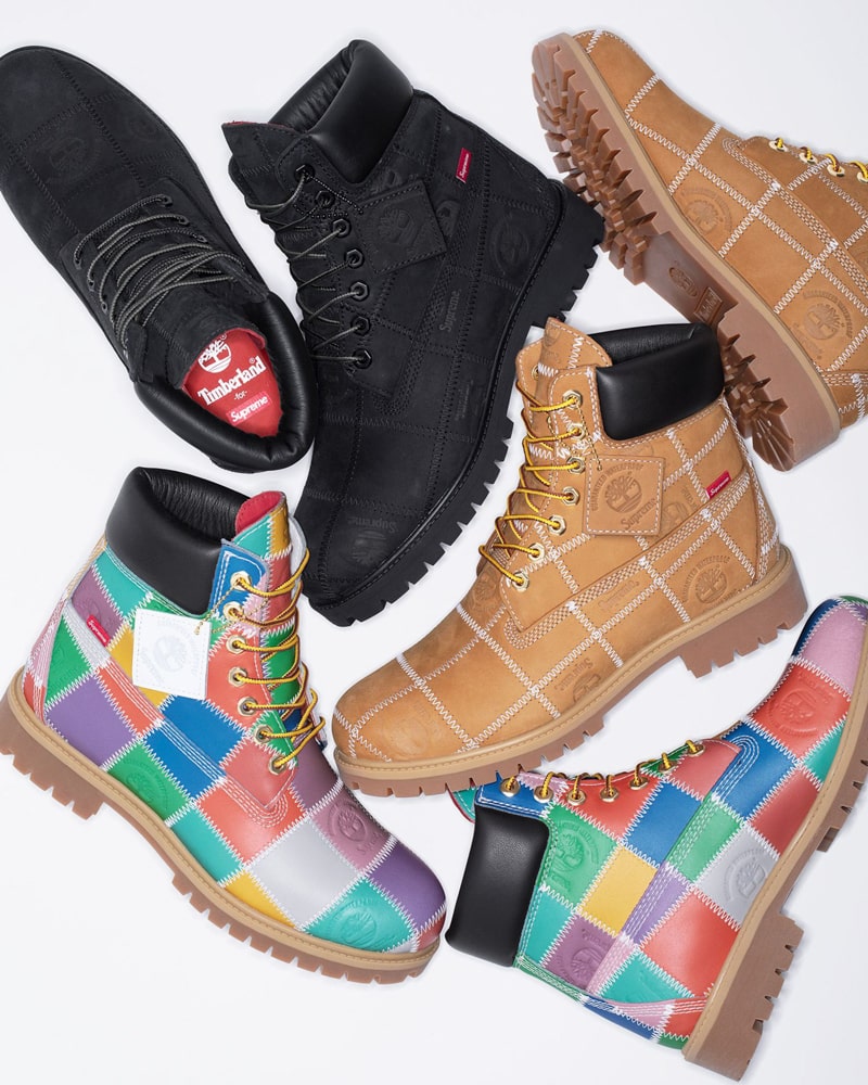 Supreme（シュプリーム） 2025FW Weel11 Timberland® Patchwork Premium Waterproof Boot