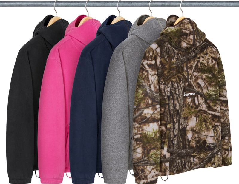Supreme（シュプリーム） 2025FW Week14 Polartec® Face Mask Half Zip Hooded Sweatshirt