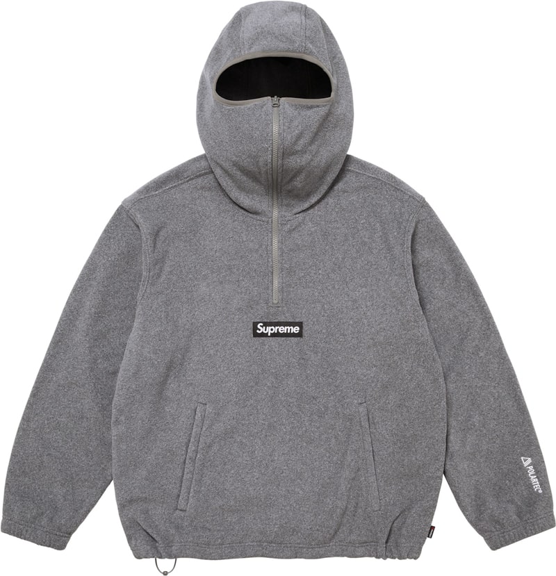 Supreme（シュプリーム） 2025FW Week14 Polartec® Face Mask Half Zip Hooded Sweatshirt