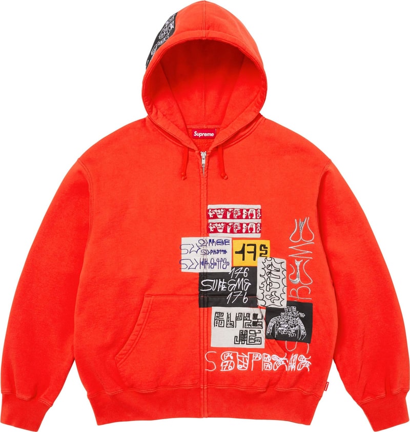 Supreme（シュプリーム） 2025FW Weel11 176 Zip Up Hooded Sweatshirt