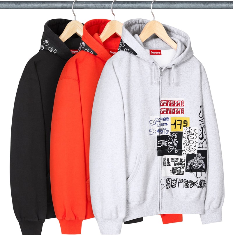 Supreme(シュプリーム) 2025FW Weel11 176 Zip Up Hooded Sweatshirt