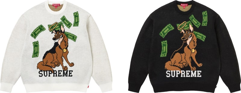 Supreme(シュプリーム) 2025FW Weel11 All Dogs Go To Heaven Sweater