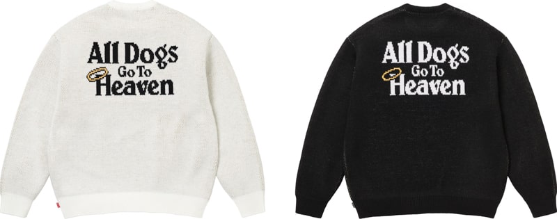 Supreme（シュプリーム） 2025FW Weel11 All Dogs Go To Heaven Sweater